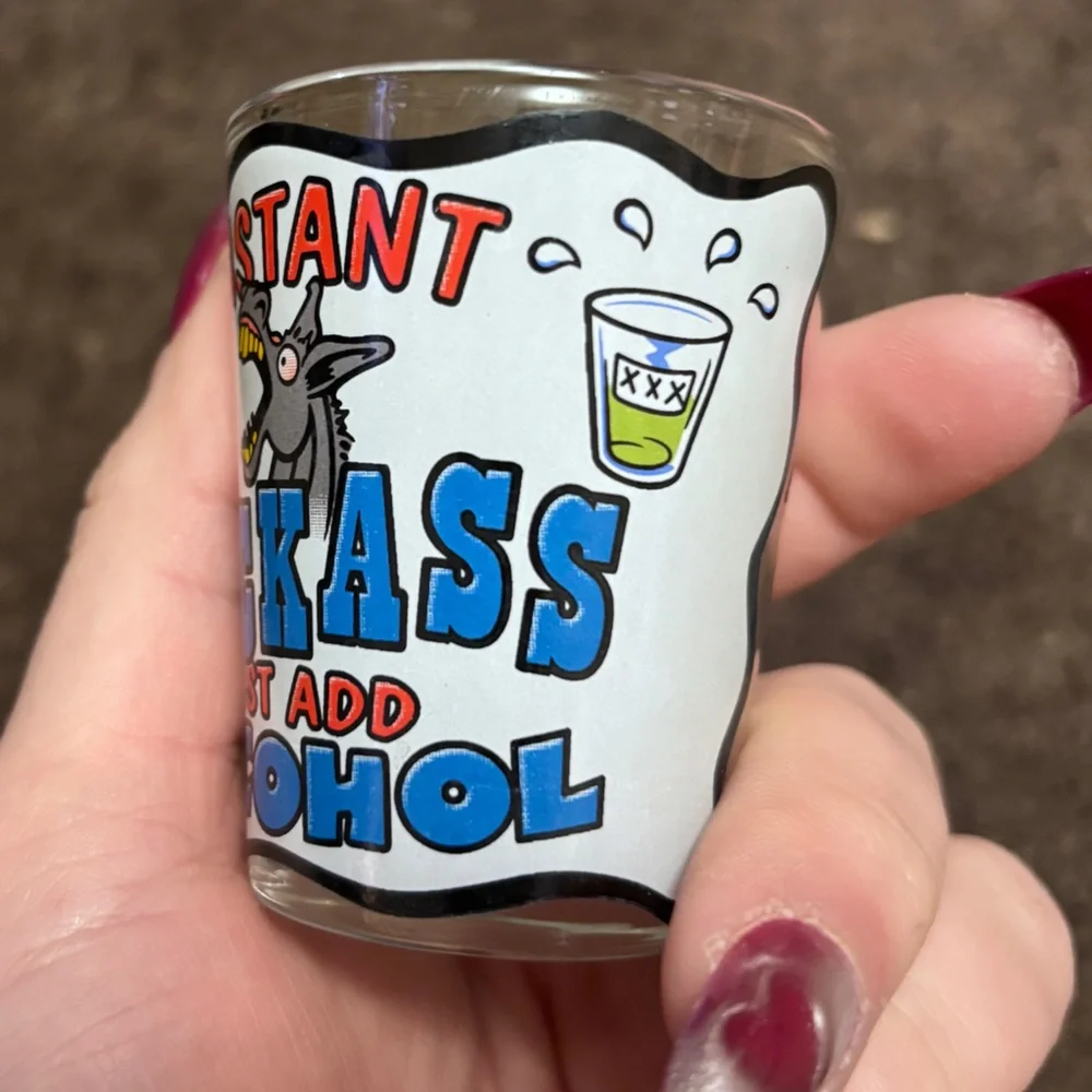 Instant Jackass Shot Glass - Fun Party Supply‎